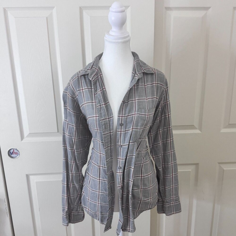Blue Plaid UNIQLO Flannel – XL